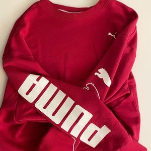 Puma pink crop top
